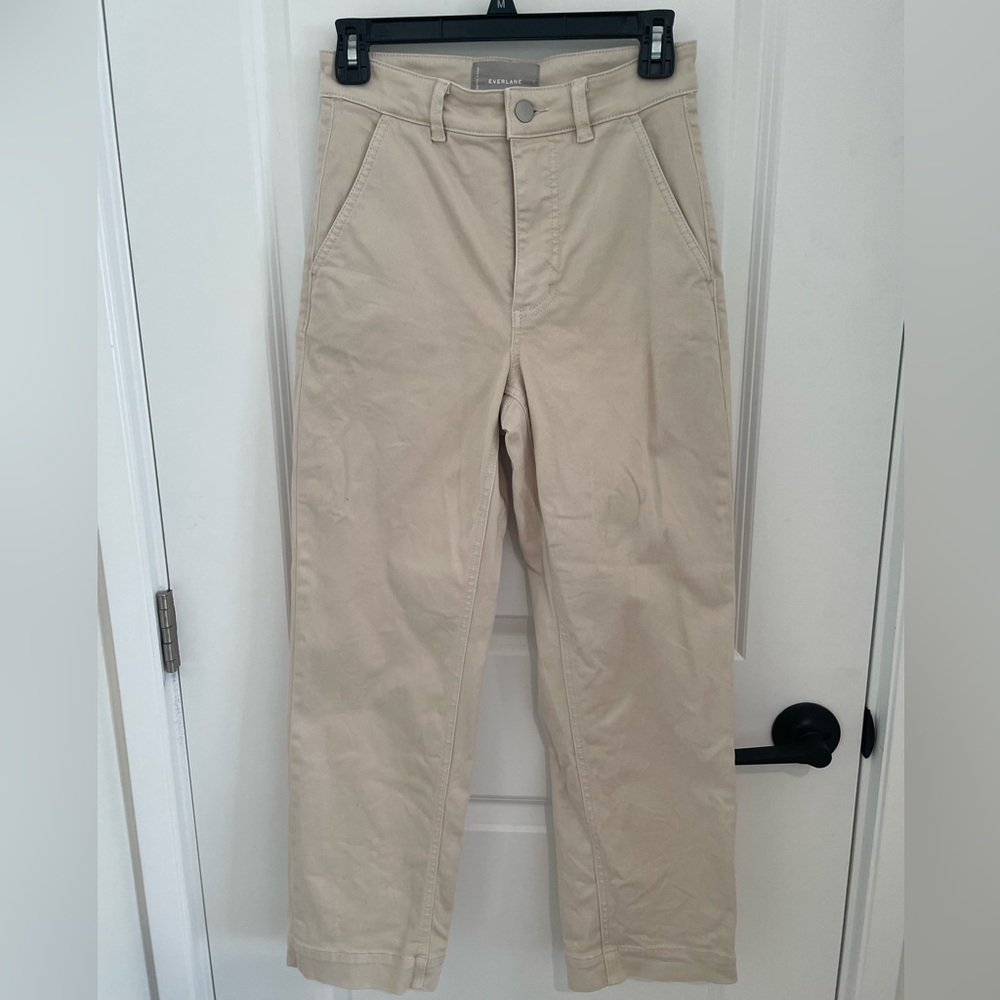 Everlane Cropped Khaki Jeans